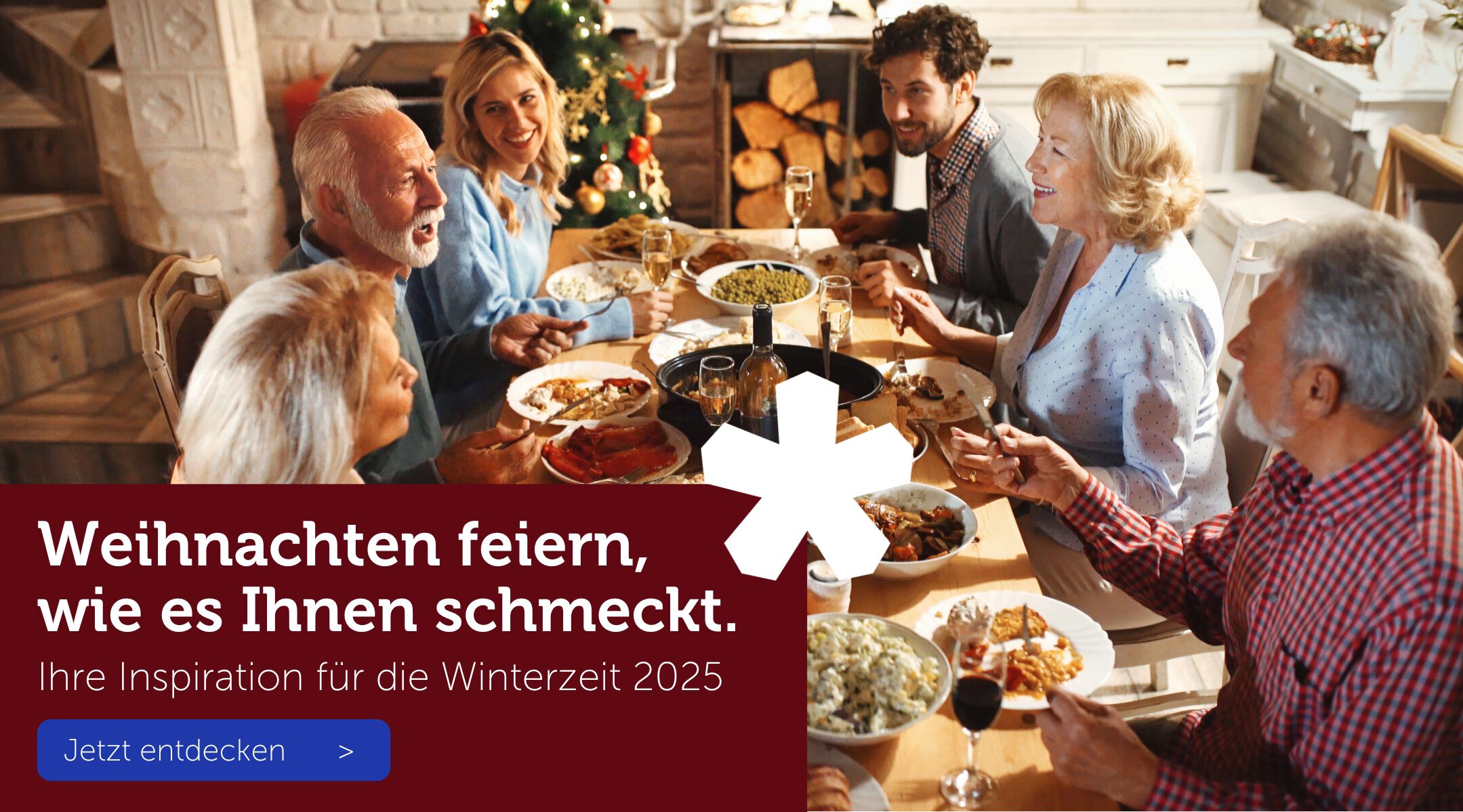 Weihnachten feiern, wie es Ihnen schmeckt.